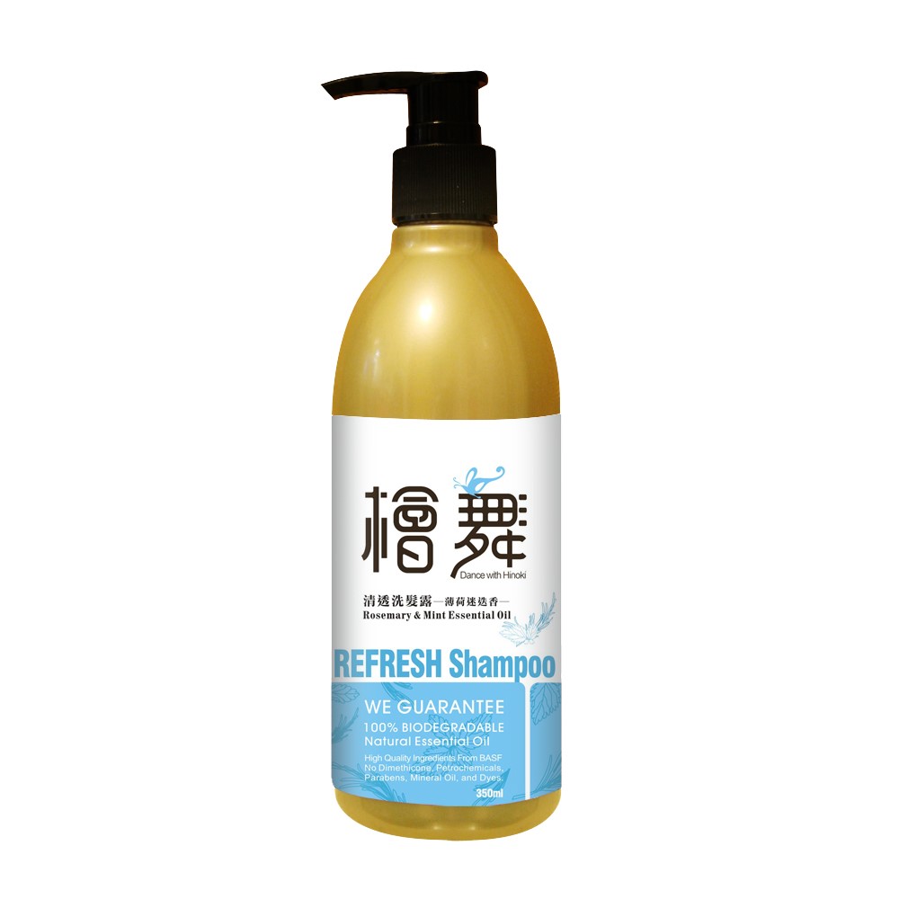 Rosemary & Mint Essential Oil Refresh Shampoo  350ml 